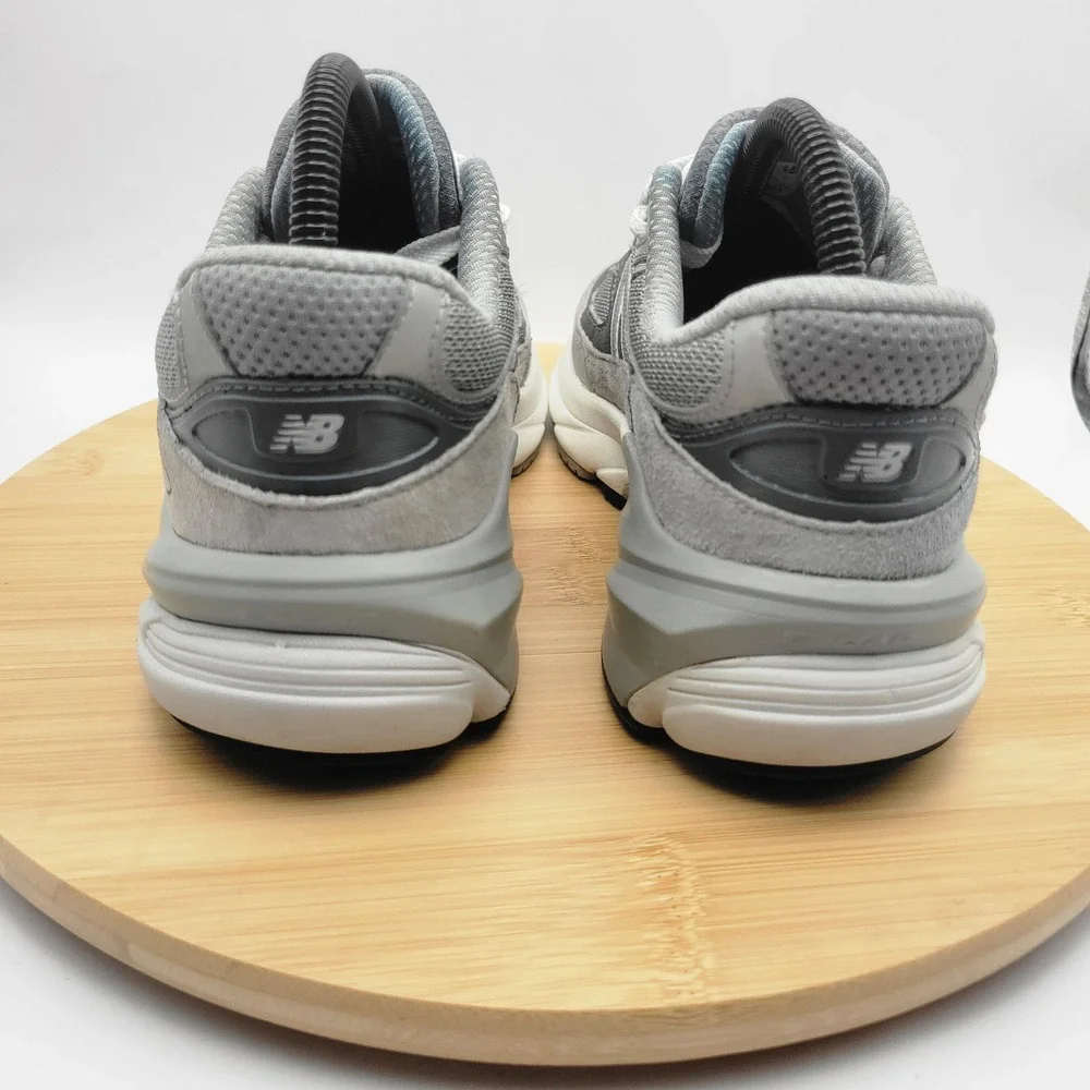 New Balance 990v6 Grey Suede Mesh Running Shoes GC990GL6 Boys 6.5 Womens 8